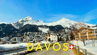 Davos Switzerland 4K  The largest resort in the Alps [upl. by Dion]