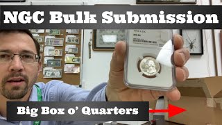 NGC Bulk Submission  I Sent 320 Washington Quarters from BU Rolls to NGC  How Many Did They Grade [upl. by Imalda192]