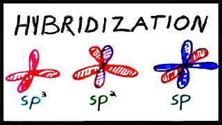 sp3 sp2 and sp Hybridization [upl. by Crescen]