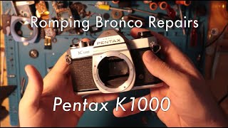 Pentax K1000 Repair Advance Issues and Light Meter Fix [upl. by Anerroc]