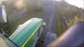 John Deere 7530 Premium  Drawing Maize GoPro  PURE SOUND [upl. by Pratt957]