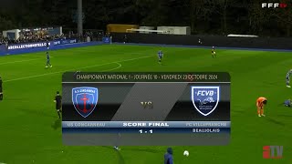 Foot  US CONCARNEAU vs FCVB  23102024 [upl. by Vivle916]