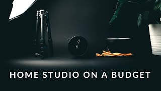 How to Build a HOME PHOTOGRAPHY STUDIO in a SMALL PLACE [upl. by Anial]