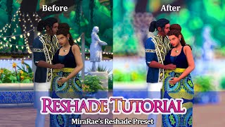 HOW TO TAKE SCREENSHOTS WITH MY RESHADE PRESET  Tips amp Tricks  Sims 4 Tutorial Part 1 of 2 [upl. by Kironde]