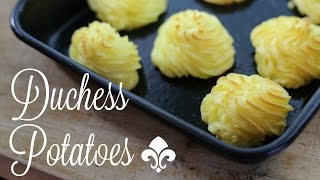 Duchess Potatoes Recipe  A Great Way To Cook Potatoes [upl. by Tehr]