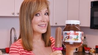 NUTELLA Popsicles Recipe NUTELLA Fudgesicles How To Make Ice Pops Di KometaDishin With Di 92 [upl. by Yrrol288]