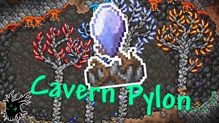 The Cavern Pylon  Terraria 14 Journey’s End [upl. by Freiman]