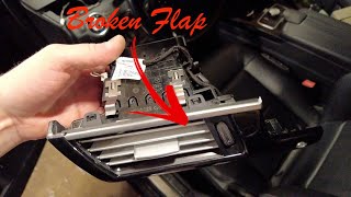 Mercedes W212  How To  Repair Front Air Vent [upl. by Freeland]