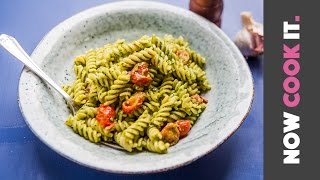 Speedy Pesto Pasta Recipe  Now Cook It [upl. by Vedi]