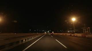 ASMR Highway Driving at Night No Talking No Music  Busan to Seoul Korea [upl. by Alliuqal272]