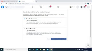 How to Deactivate Facebook Account on PC Updated [upl. by Kerwin]