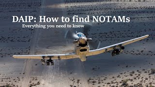 DAIP Explained  How to find NOTAMS [upl. by Tobias]