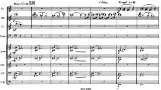 La Création du Monde Darius Milhaud with score [upl. by Anilyx]