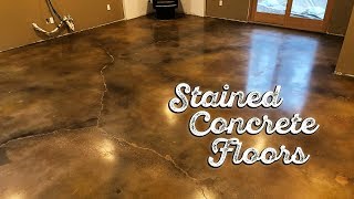 Stained Concrete Floors [upl. by Asi]