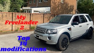 My Freelander 2  LR2  top 14 upgrades [upl. by Breeze]