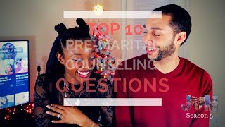 Top 10 PreMarital Counseling Questions 👰🏾🤵🏽 [upl. by Spitzer]