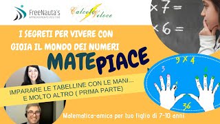 Come imparare le tabelline velocemente con le mani Matematica Vedica e altri segreti [upl. by Cummings284]