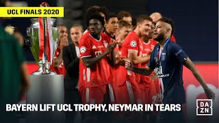 FULL CELEBRATIONS  Bayern Lift UCL Trophy Neymar In Tears [upl. by Daniels]