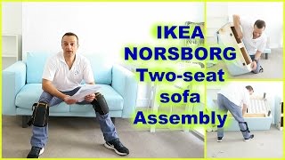 IKEA NORSBORG sofa [upl. by Auqenwahs]