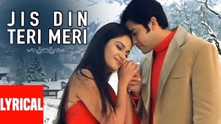 quotJis Din Teri Meri Baat Nahin Hotiquot Lyrical Video  Udit Narayan Anuradha Paudwal Aaftab SGresi S [upl. by Boykins171]