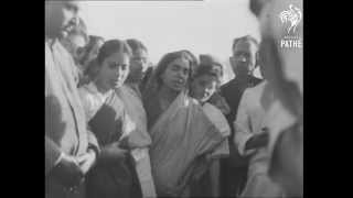 Gandhis Funeral 1948 [upl. by Arinay]