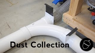 How to Setup a Dust Collection System  PVC Pipe [upl. by Ronoel]