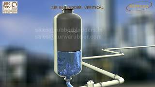 SURGE TANK BLADDER  AIR IN BLADDER  VERTICAL  KURWA RUBBER [upl. by Enilesoj]