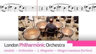 Timpani Moments â€“ JanÃ¡Äek Sinfonietta â€“ 1 Allegretto â€” Allegro maestoso Fanfare [upl. by Dettmer57]