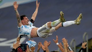 Copa America  Lionel Messi enfin couronné avec lArgentine en terrassant le Brésil • FRANCE 24 [upl. by Fisken]