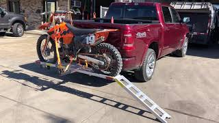 Harbor Freight Motorcycle Carrier Review amp Tips  Ktm 125sx [upl. by Hump]