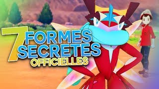 7 FORMES SECRÈTES ET OFFICIELLES DE POKEMON ÉPÉE ET BOUCLIER [upl. by Damara754]