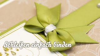 Tutorial  Schleife einfach binden [upl. by Grunenwald]