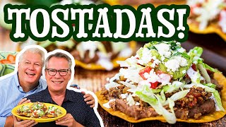 The BEST Beef Tostadas EVER And SO EASY [upl. by Lauter]