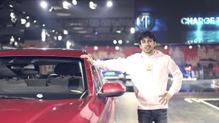 Amol Parashar visits MGAtAutoExpo  Through the Present [upl. by Martino342]