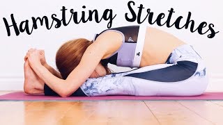 Stretches to get Flexible Hamstrings  Legs [upl. by Ardnassak765]