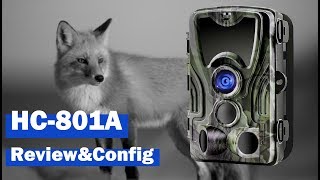 HC801A trail camera review and configuration [upl. by Converse]