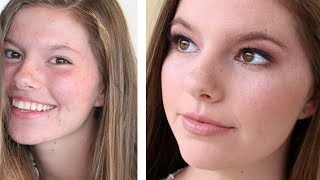 Natural Glam Teenager StepbyStep Makeup Tutorial  DRUGSTORE [upl. by Zaria337]