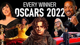 OSCARS 2022  Every Winner  TRIBUTE VIDEO [upl. by Rogovy]