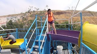 Strange Twister Water Slide at Albercas El Vergel [upl. by Urial]