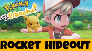 Pokemon LetS Go Celadon City Team Rocket Hideout Walkthrough [upl. by Aimar]