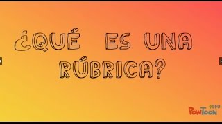 ¿Qué es una rúbrica [upl. by Davidson]