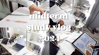 study vlogmidterms study schedule  more [upl. by Ahsaek]