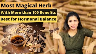 Most Magical Herb for Hormonal Balance  More Than 100 Benefits  All about Mulethi  Licorice Root [upl. by Ylrebmek]