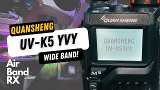 Quansheng UVK5  WIDE Rx  Air band  Ham Radio [upl. by Macleod]