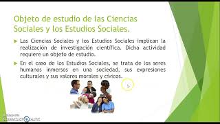 Las Ciencias Sociales y los Estudios Sociales [upl. by Htebazileharas]