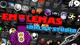 COMO HACER EMBLEMAS  Roblox Studio  9 [upl. by Yellehs729]