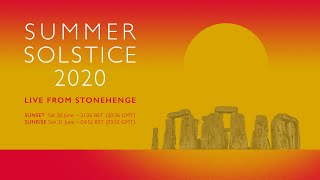 Sunrise  Summer Solstice 2020 at Stonehenge [upl. by Notloc]