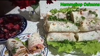 Лаваш в домашних условиях Uy sharoitida lavash tayyorlash [upl. by Niobe]