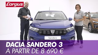 Dacia Sandero 2021  elle a tout dune grande [upl. by Schwinn]