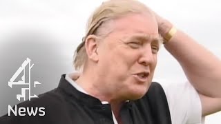 Donald Trump interview on his golf course amp hair  Channel 4 News [upl. by Refinne]